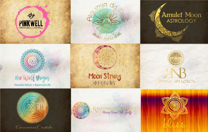  design a mandala or sacred geometry logo
