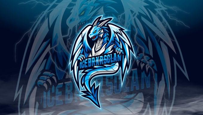 design logo gaming esport with mascot character