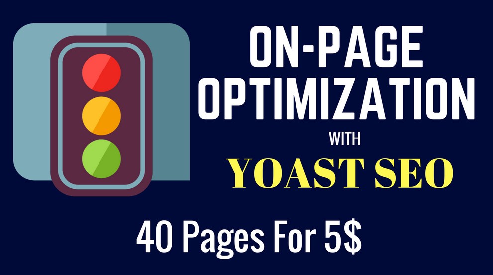  do on page SEO optimization on 40 pages with yoast 