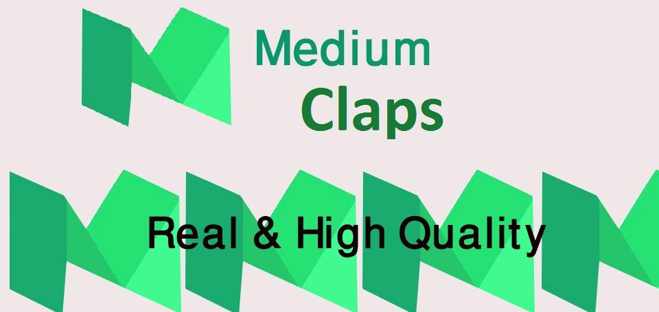 Get it 5000 Medium Claps To Your Post