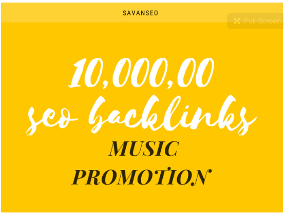 10,000,00 seo backlinks for music promotion