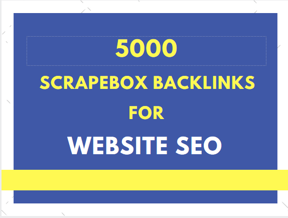 do website SEO by 5000 scrapebox backlinks