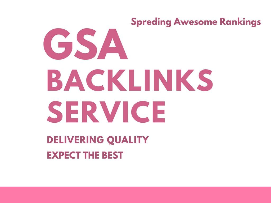do amazing 10,99,999 gsa, seo backlinks for website ranking 