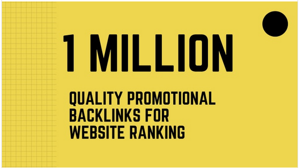 Do best viral website promotion with 1 million SEO backlinks 