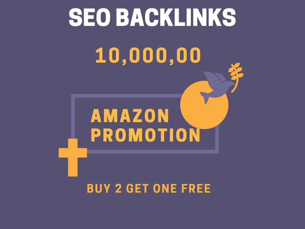 do 1 million off page SEO backlinks service for amazon promotion 