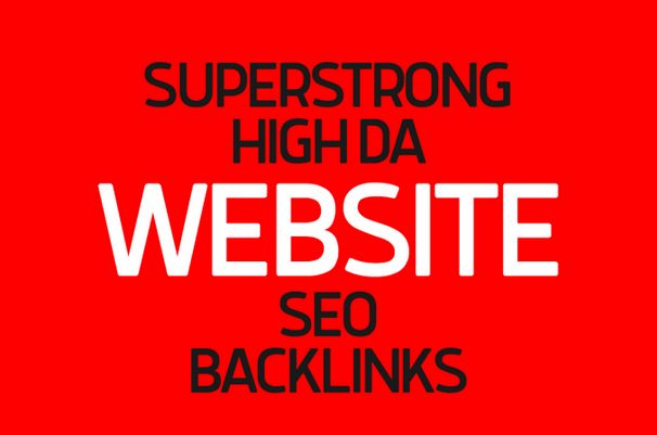 Create superstrong high da website SEO gsa backlinks 