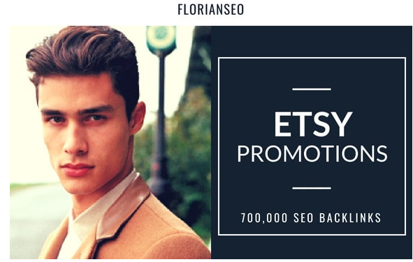 Do etsy promotion by 700,000 SEO backlinks 
