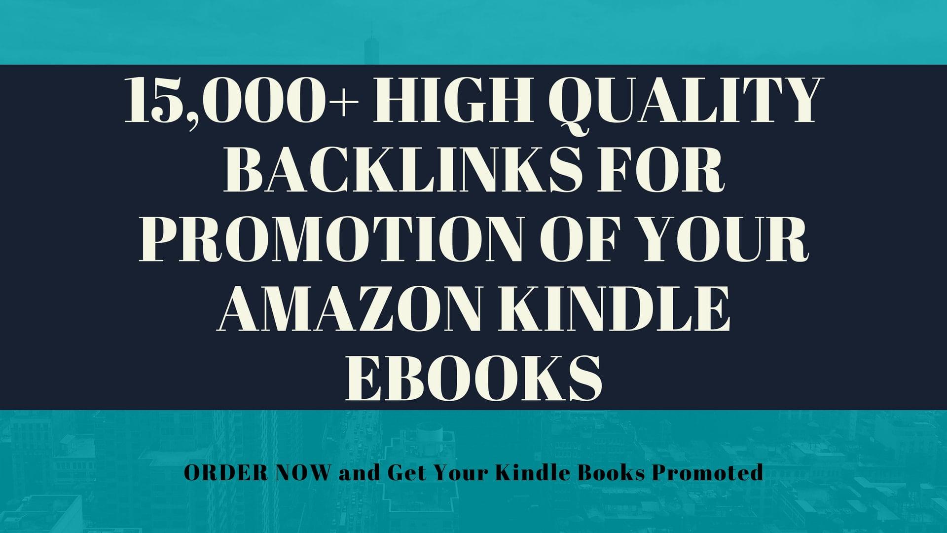 professional amazon kindle ebook promotion for you 