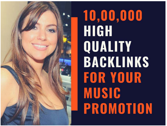 Do promotion of your music by 10,00,000 SEO backlinks