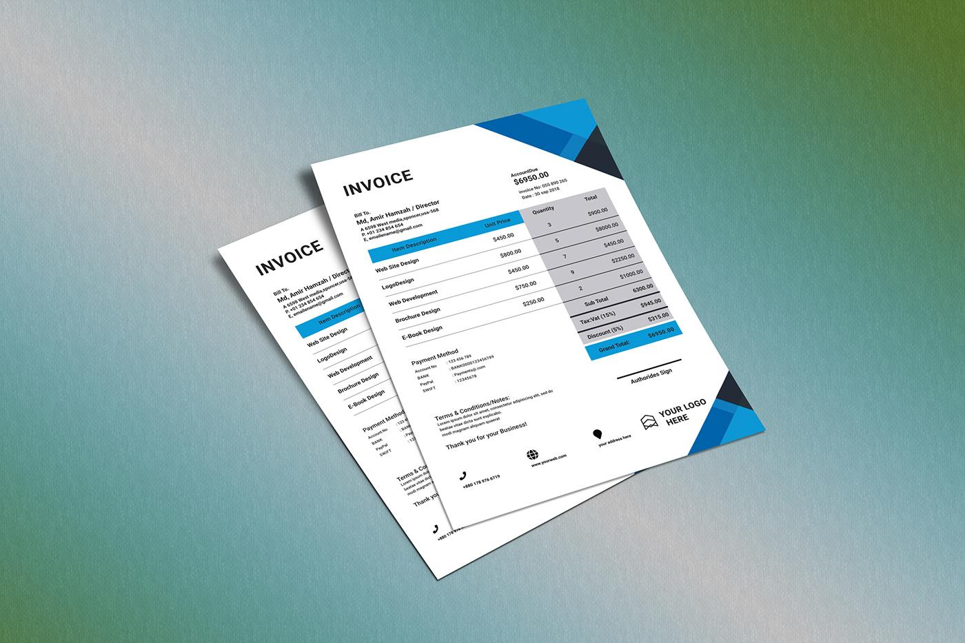 Design Outstanding Invoice
