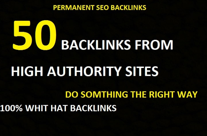 create 50 high da backlinks,seo service for you 