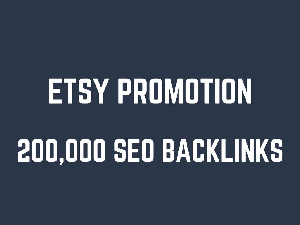 you rank higher on etsy by 200,000 SEO backlinks 