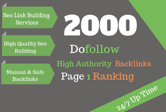  create 2000 dofollow backlink To rank your website