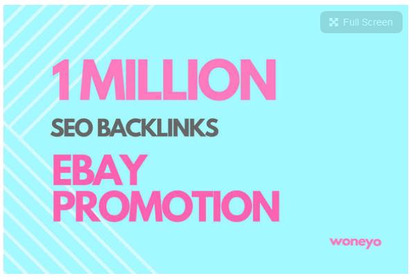 provide you ebay store promotion by 1,000,000 seo backlinks 