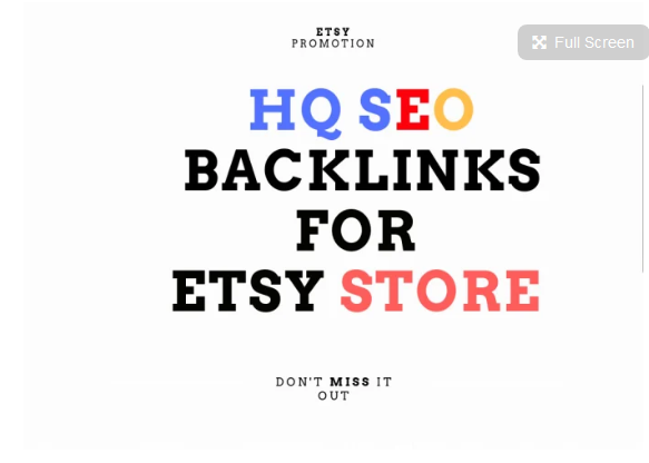 rank higher on etsy by 1 million SEO backlinks 
