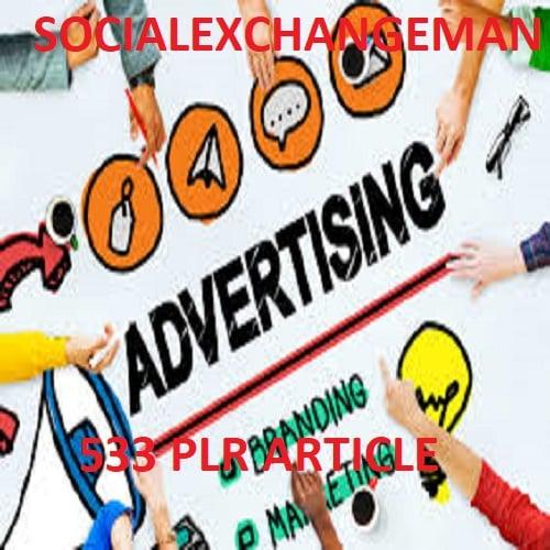 give you 533 Advertising plr articles and up to 2500 keywords