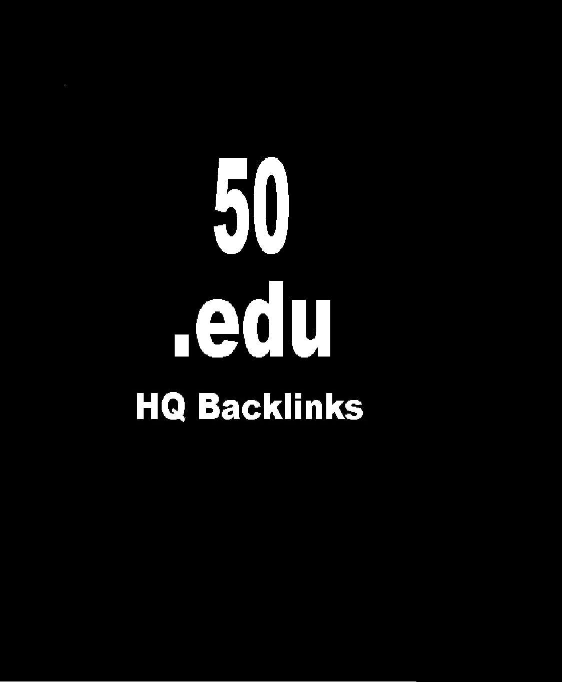 submit  50 High PR .Edu Backlinks and rank higher on Google.
