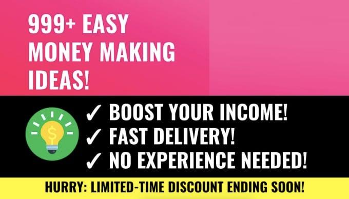 Send 999 Incredible Money Making Ideas