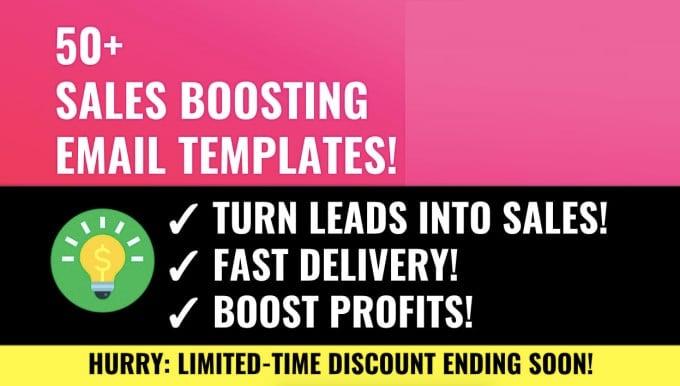 Send 50 Sales Email Copy Templates