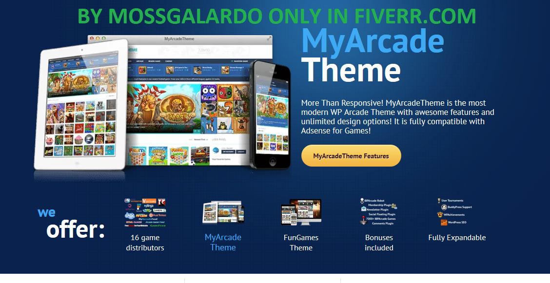 do the best arcade game website for google adsense witn 1000 + games 
