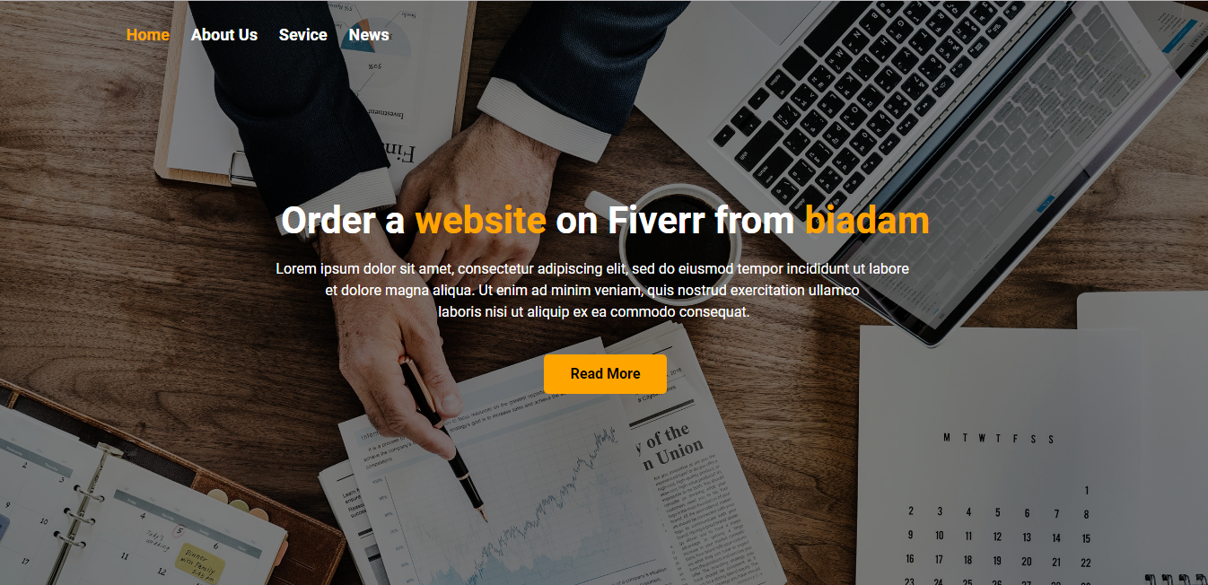 I make a fully responsivewebsite for you!