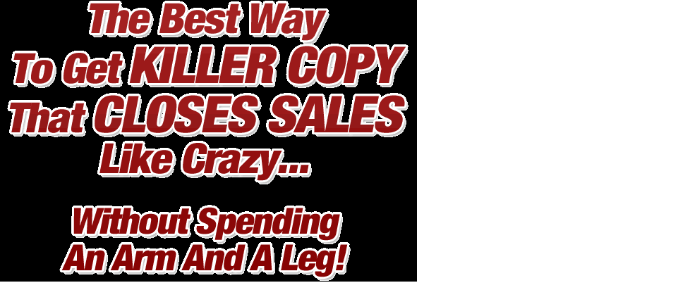 Write Catchy Sales Copy And Ad Copy For Your Landing Page