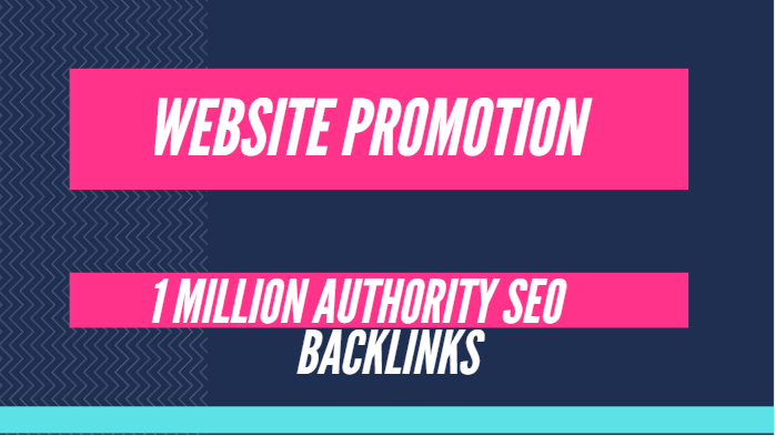 Build 1 million SEO backlinks for website promotion