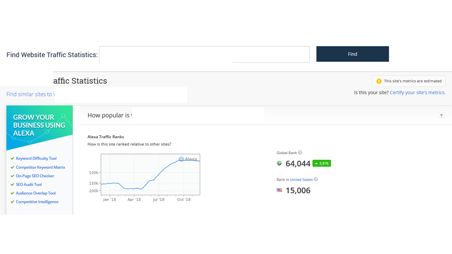 Improve USA alexa ranking under 99k