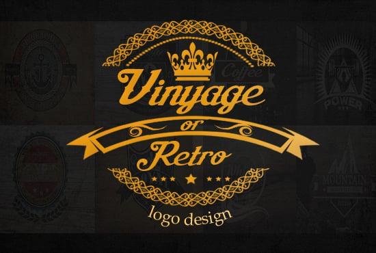  Design Vintage And Retro Logo 