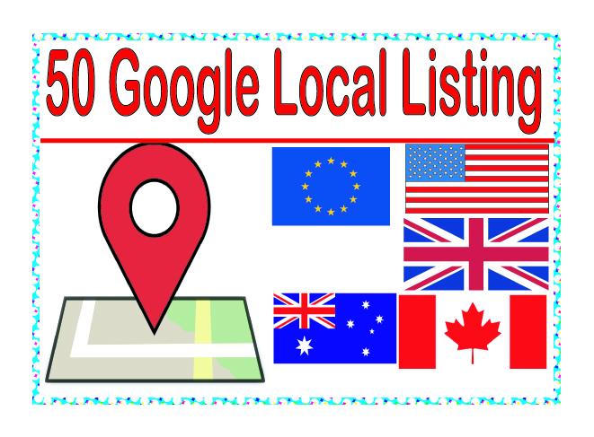 Do manually add your business details on the 50 TOP US-UK-CAD-AU-EU Citation Site to boost your google places listing