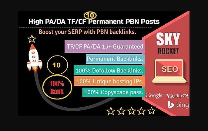Backlinsk Express ** Manual 10+ PBN Links - DA 20+ and TF 20+ 