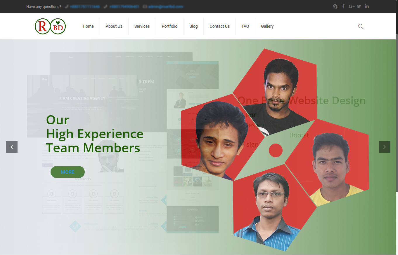 Design and develop full wordpress website