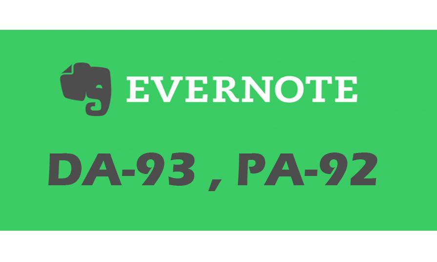  Write And Publish A Guest Post On "Evernote" DA-93, Alexa-494