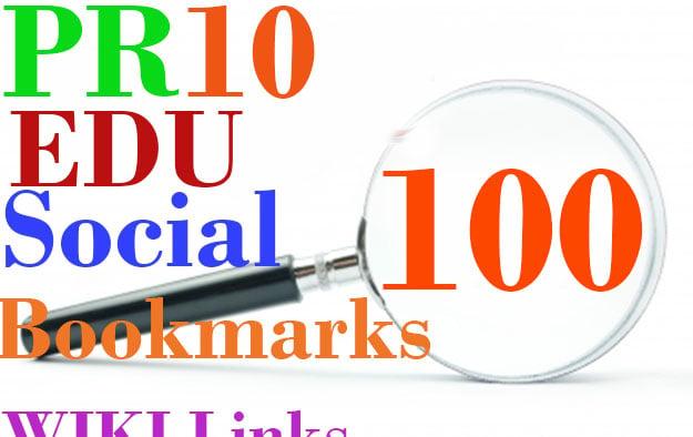 2021 Exclusive 100 PR9,EDU.Social Bookmark,Wiki Backlinks skyrocket your Google Rank