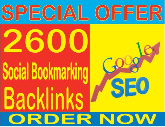 Best SEO Sell-2019- I will do 2600 Social Bookmarking  PR9 Safe SEO High Pr Backlinks 2019 Best Results 