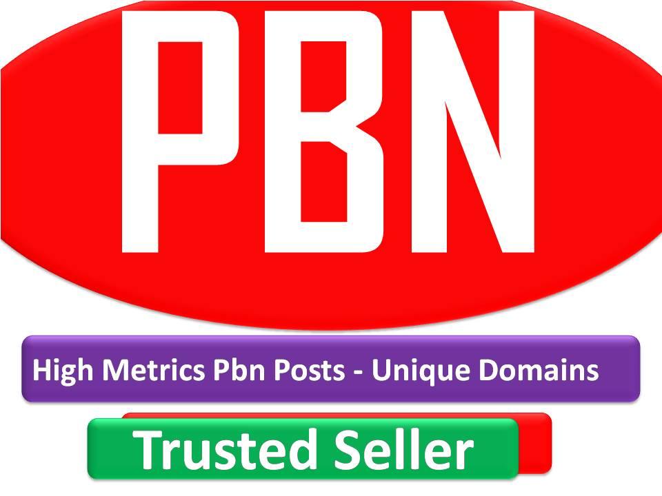 Rank with 105+ High Metrics Pbn Posts - Unique Domains with best quality