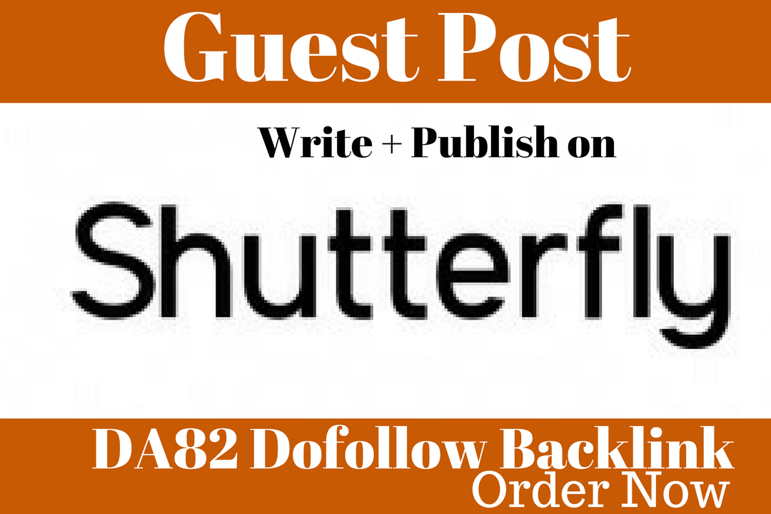 Write & Publish Guest Post On Creativepost.ShutterFly Com DA82