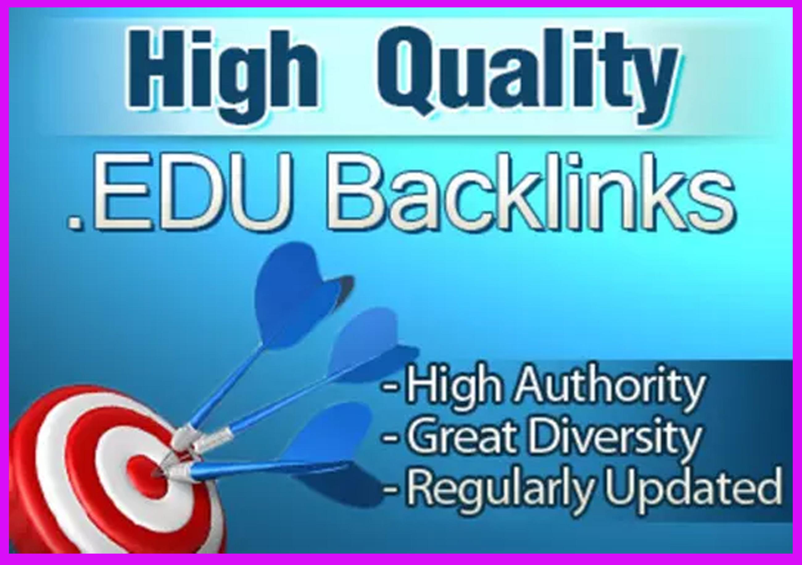High Authority 300 EDU.Gov. Backlink