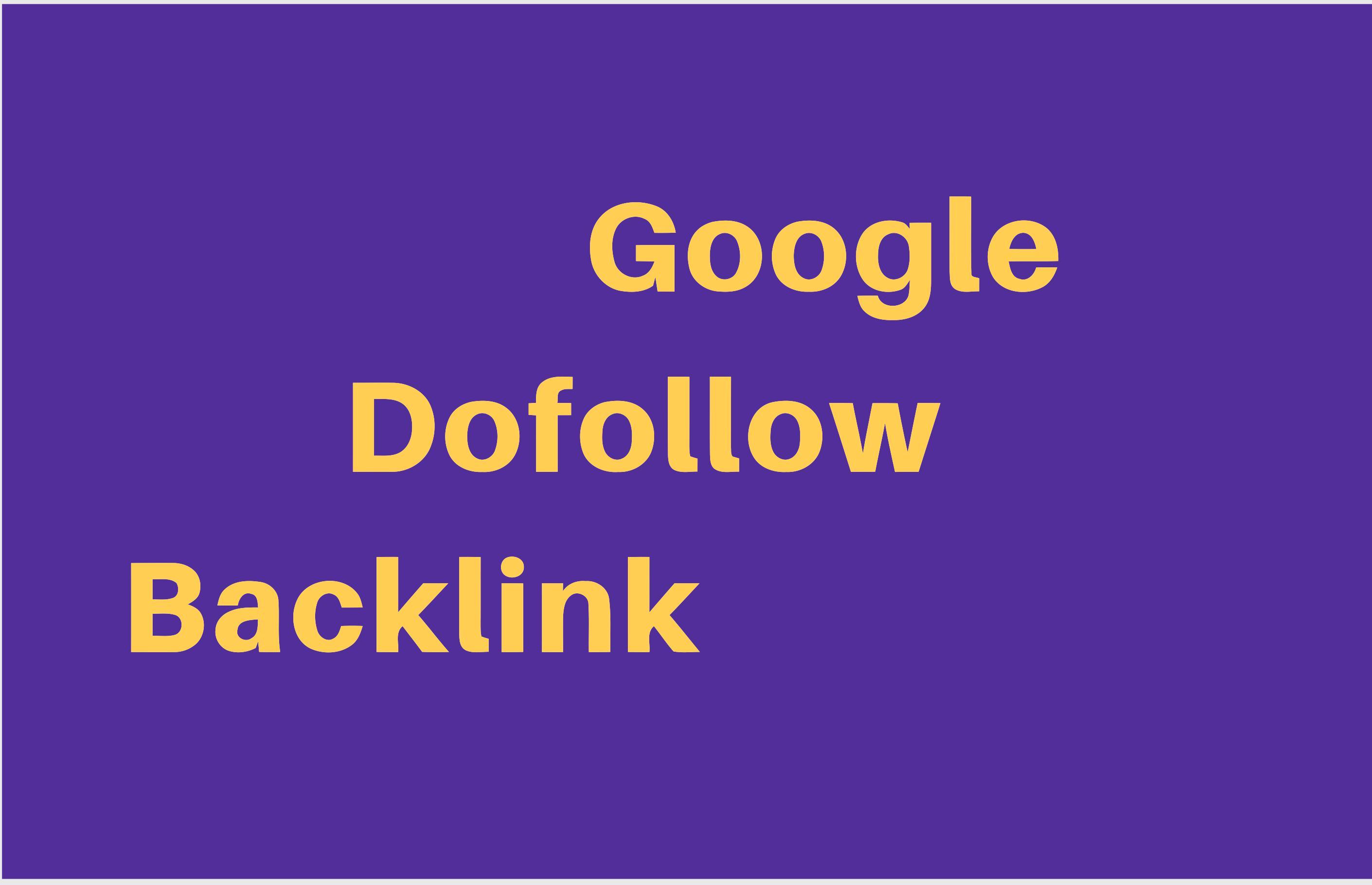 1 SEO Dofollow Backlinks From Google.com