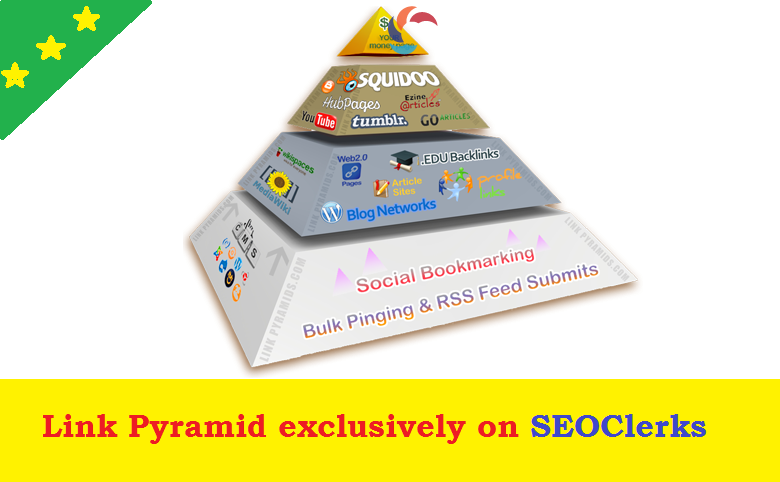 Rank on Google 1st Page with Exclusive Link Pyramid of 3500+ Backlinks