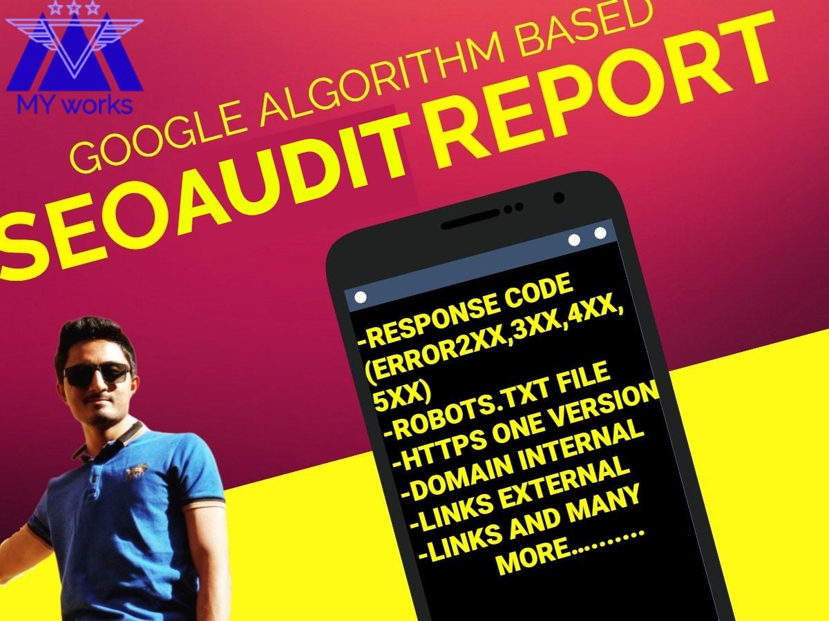 Provide latest Google Algorithms Based SEO Audit Report