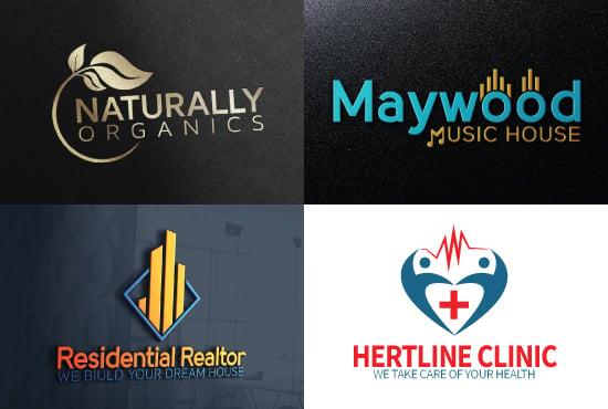 Design Best Unique Flat Minimalist Logo Design