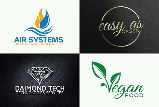 Design Best Unique Flat Minimalist Logo Design