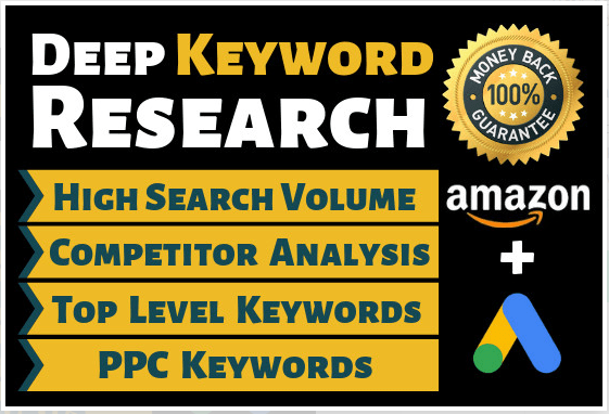 Do SEO Keyword Research, Competitor Analyse And Backlinks