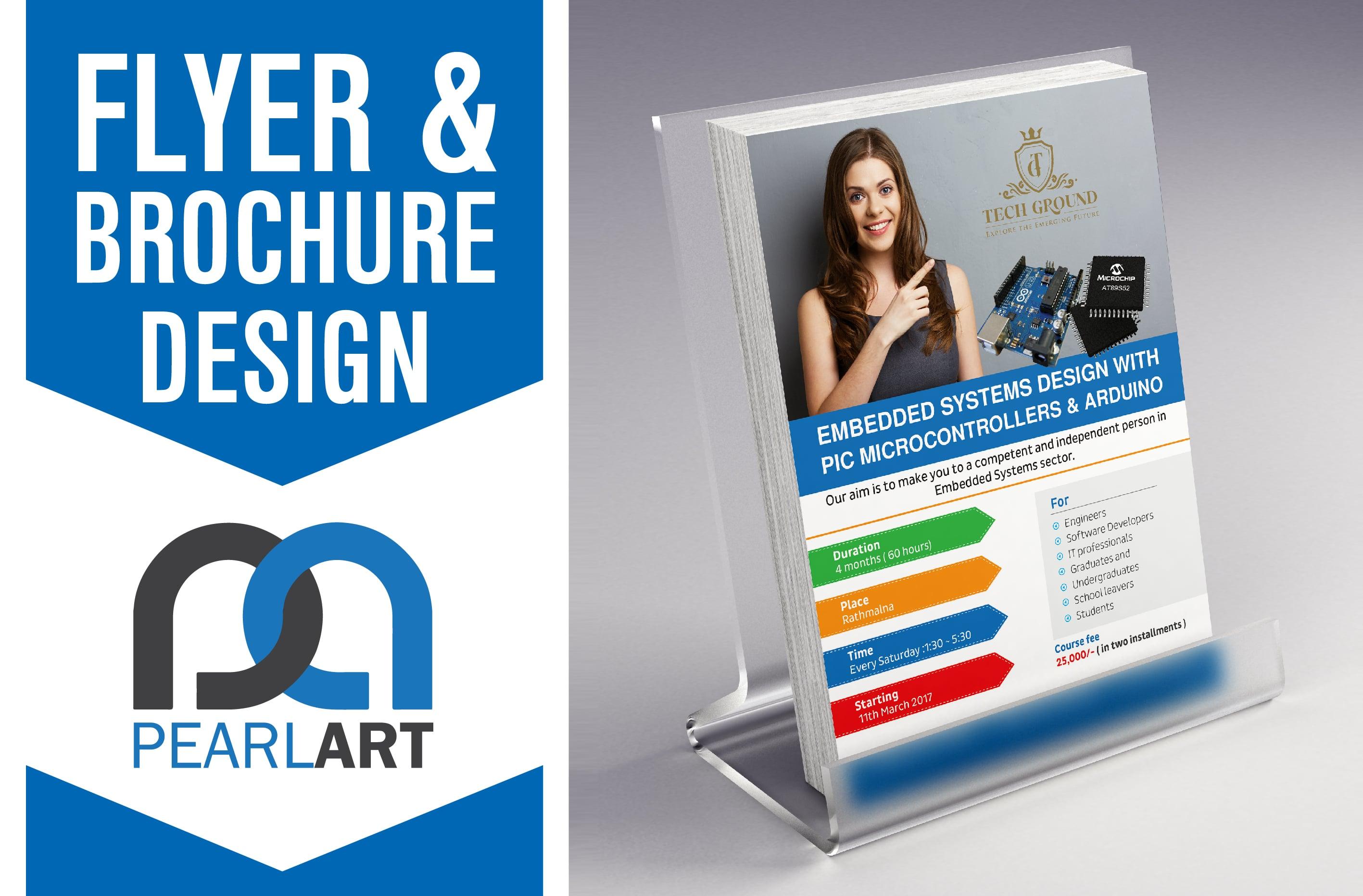 The Creative Designer For The Flyer Or Brochure