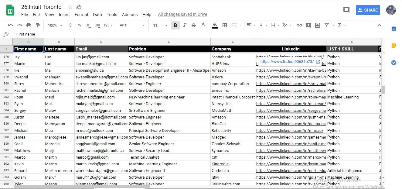 Data Sourcing, Data Scraping, Data Mining, Web Research, Lead Generation