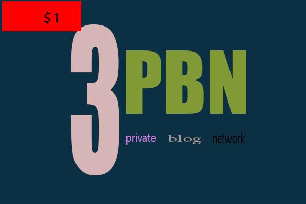 Manually 3 Unique Homepage PBN Backlinks