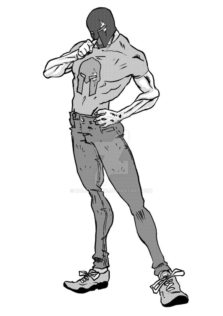 Character design. You will receive your inked characters in high quality.