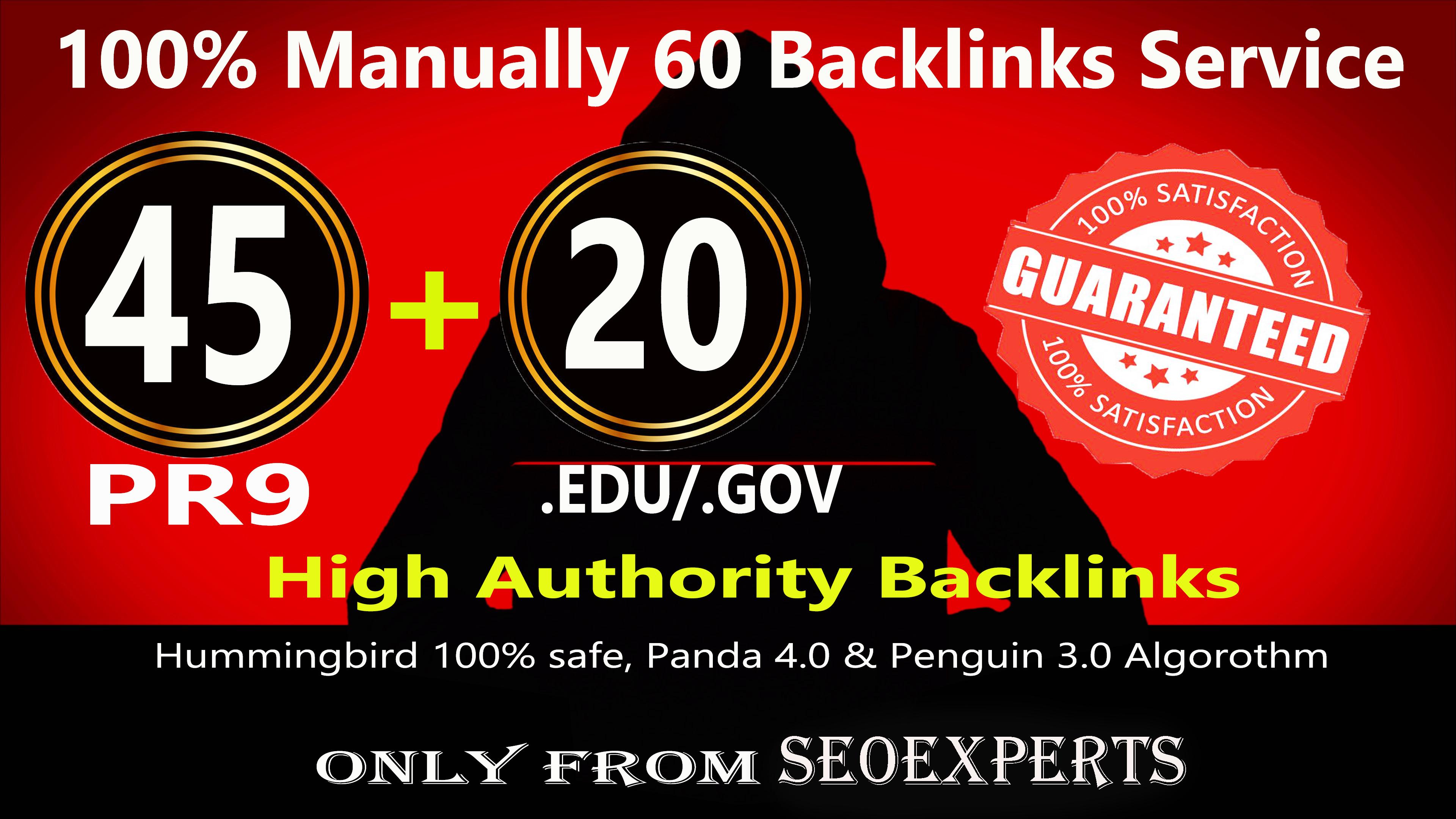 Fire your seo google Ranking with 45 Pr9+ 20 Edu/Gov Safe seo Authority Backlinks