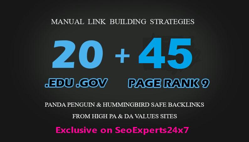Fire your seo google Ranking with 45 Pr9+ 20 Edu/Gov Safe seo Authority Backlinks